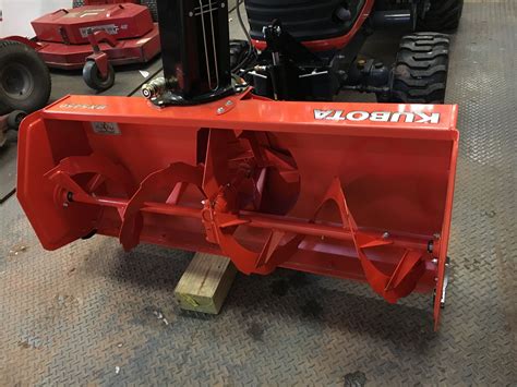 kubota skid steer snow blower|kubota 50 inch snow blower.